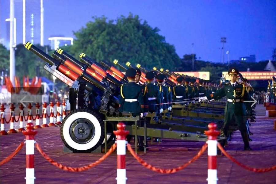 Cận cảnh dàn pháo lễ hùng tráng sẵn sàng cho ngày hội non sông
