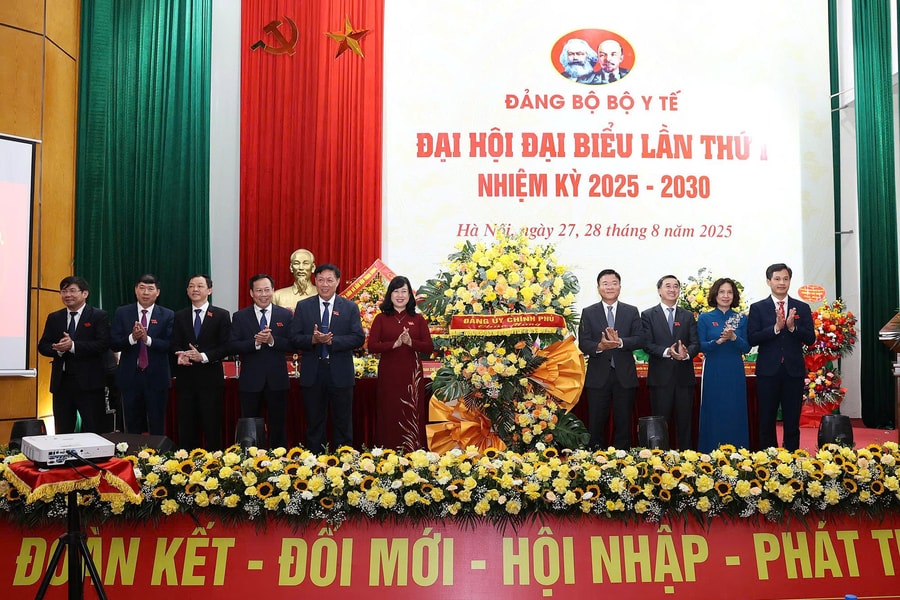 Đại hội Đảng bộ Bộ Y tế lần thứ I: Quyết tâm xây dựng nền y tế công bằng, hiện đại, vì sức khỏe Nhân dân