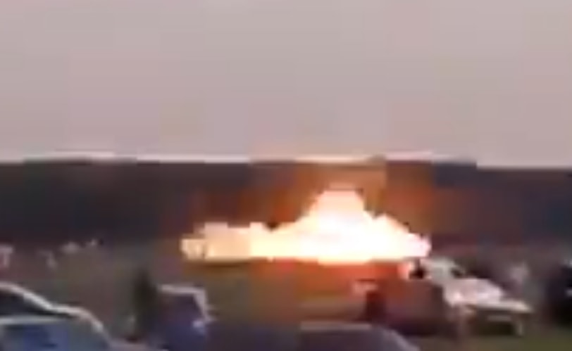 Video máy bay F-16 của Ba Lan rơi khi đang tập trình diễn hàng không