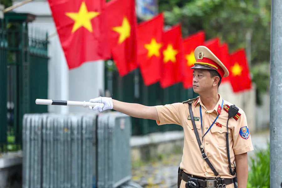 Lịch cấm đường Hà Nội hôm nay 1/9: Chi tiết tuyến đường cấm phục vụ đại lễ A80