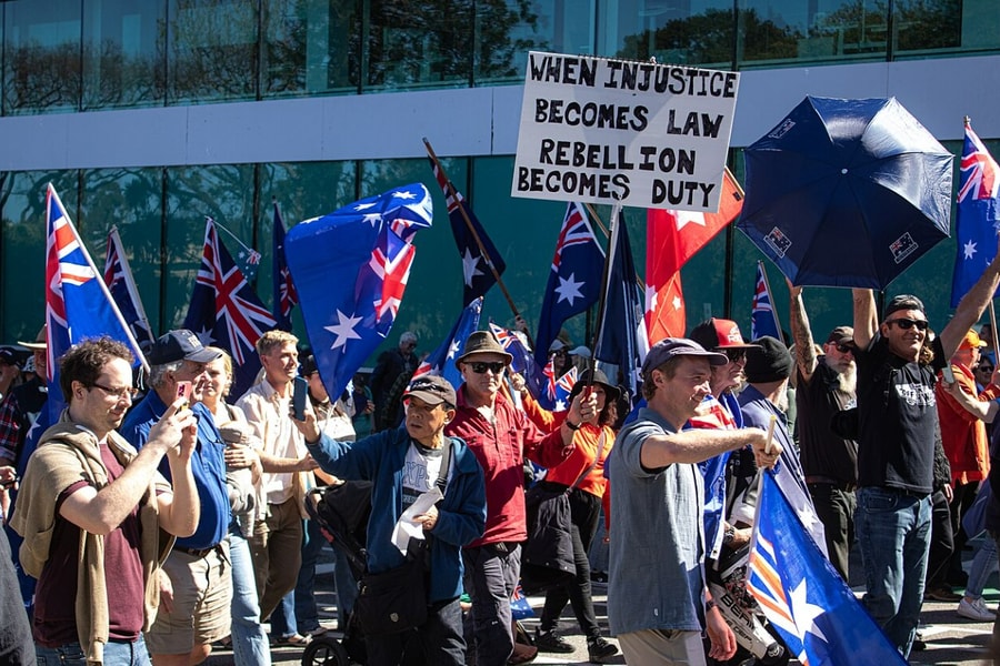 Hàng nghìn người Úc biểu tình phản đối nhập cư