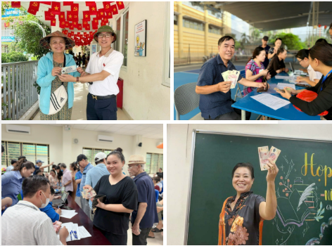 Hà Nội: Người dân phấn khởi, xúc động đón nhận quà Tết Độc lập