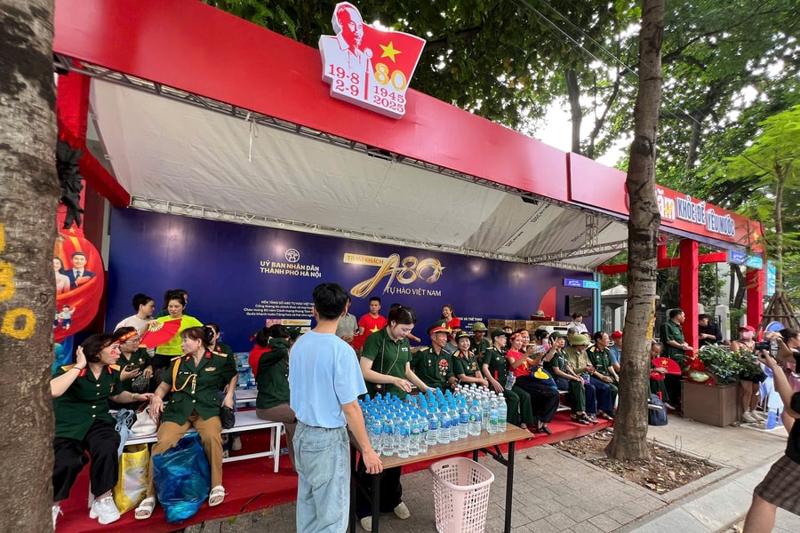 'Trạm khách: A80 Tự hào Việt Nam' – Điểm phục vụ nhân dân trong dịp 80 năm Quốc khánh 2/9