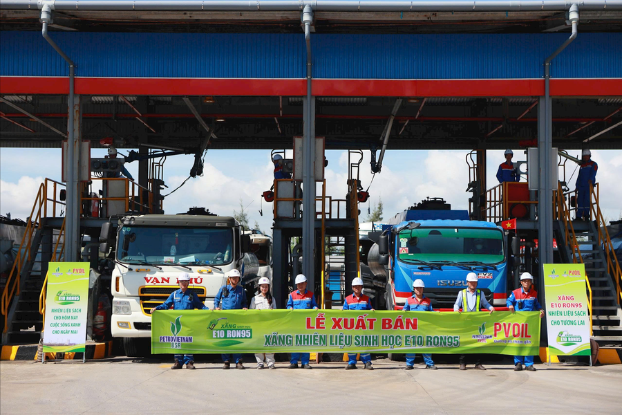 Xuất bán xăng sinh học E10 RON95 tại miền Trung - BSR đẩy mạnh chuyển đổi xanh theo lộ trình của Chính phủ