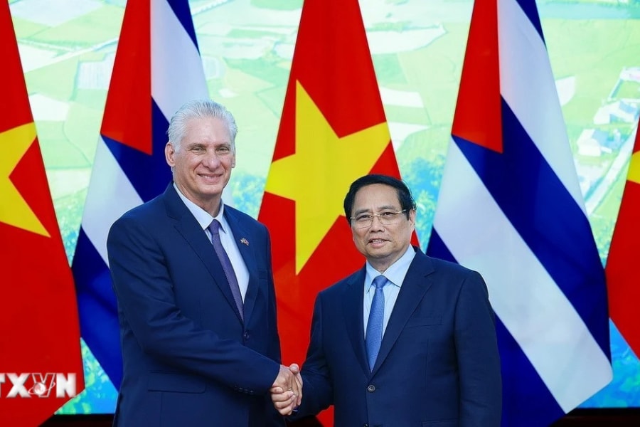 Thủ tướng Phạm Minh Chính: Việt Nam trân trọng và gìn giữ mối quan hệ hữu nghị đặc biệt với Cuba
