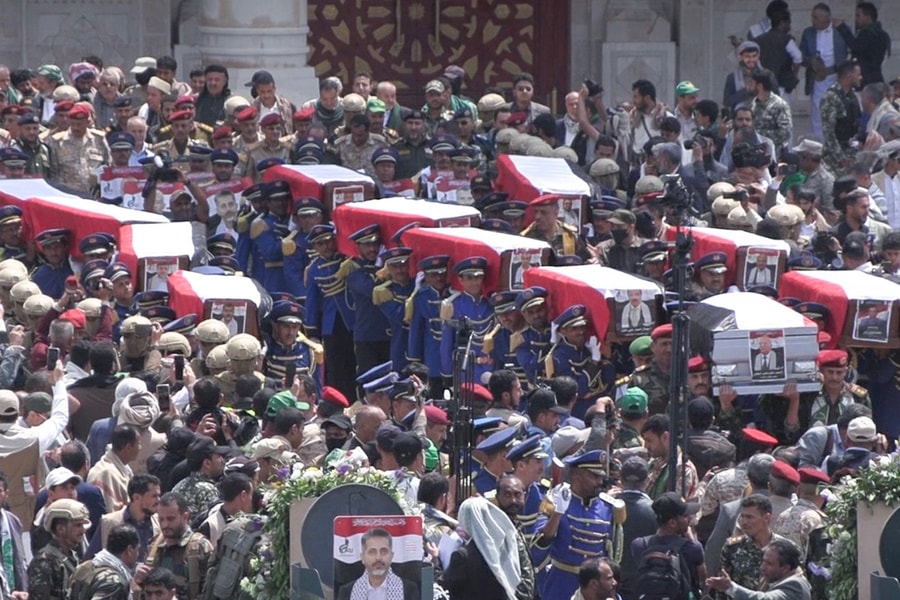 Hàng nghìn người dự tang lễ các lãnh đạo Houthi bị Israel không kích
