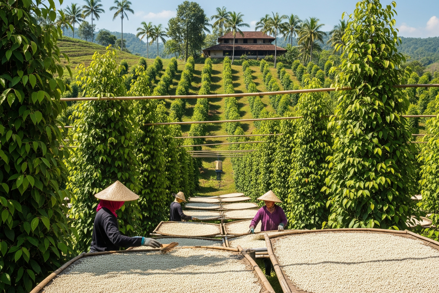 Dự báo giá tiêu ngày mai 5/9: Chuỗi tăng bị chấm dứt bởi chốt lời
