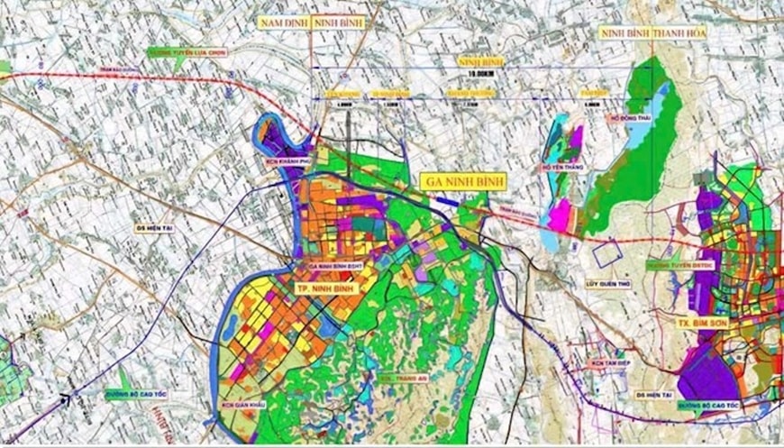 Tiến độ thực hiện giải phóng mặt bằng Dự án đường sắt tốc độ cao trên trục Bắc - Nam qua địa phận tỉnh Ninh Bình