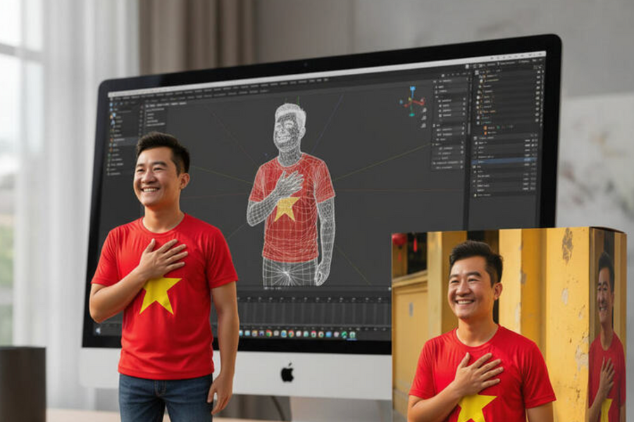 Trào lưu tạo ảnh tượng sáp 3D chính mình bằng AI