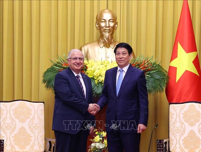 Chủ tịch nước Lương Cường tiếp Bộ trưởng Quốc phòng Thổ Nhĩ Kỳ