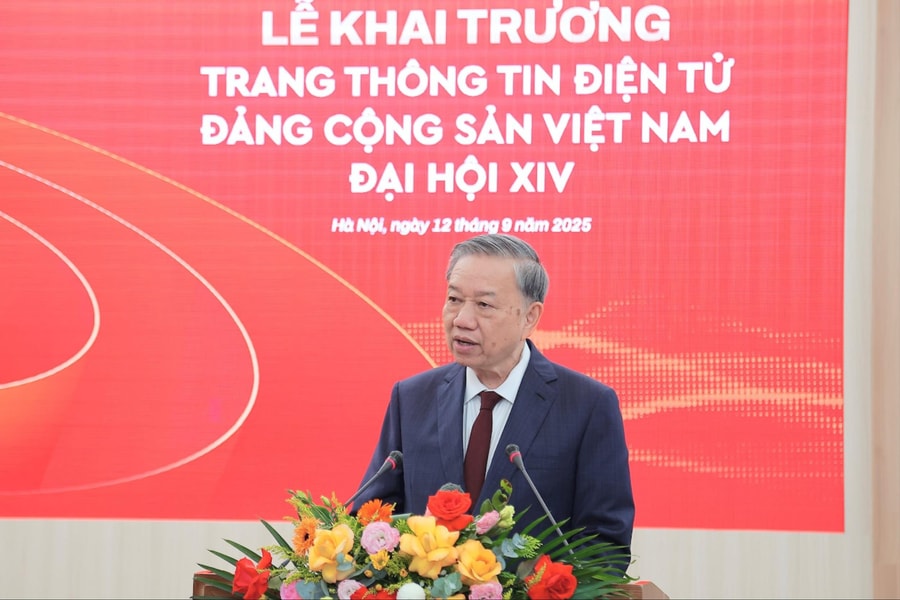 Tổng Bí thư Tô Lâm dự Lễ khai trương Trang tin điện tử 'Đảng Cộng sản Việt Nam – Đại hội XIV'