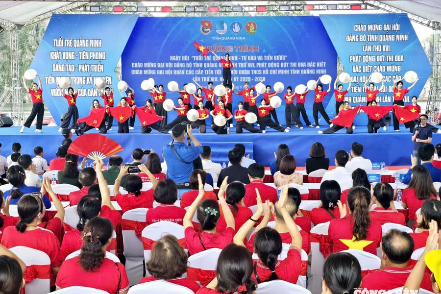 Ngày hội "Tuổi trẻ Quảng Ninh - Tự hào và tiến bước": Khẳng định sức mạnh và lòng tri ân lịch sử