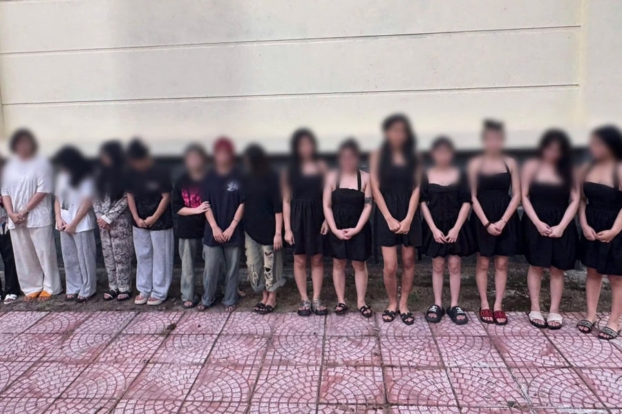 Công an tỉnh Phú Thọ triệt phá thành công tụ điểm mại dâm tại xã Tam Đảo