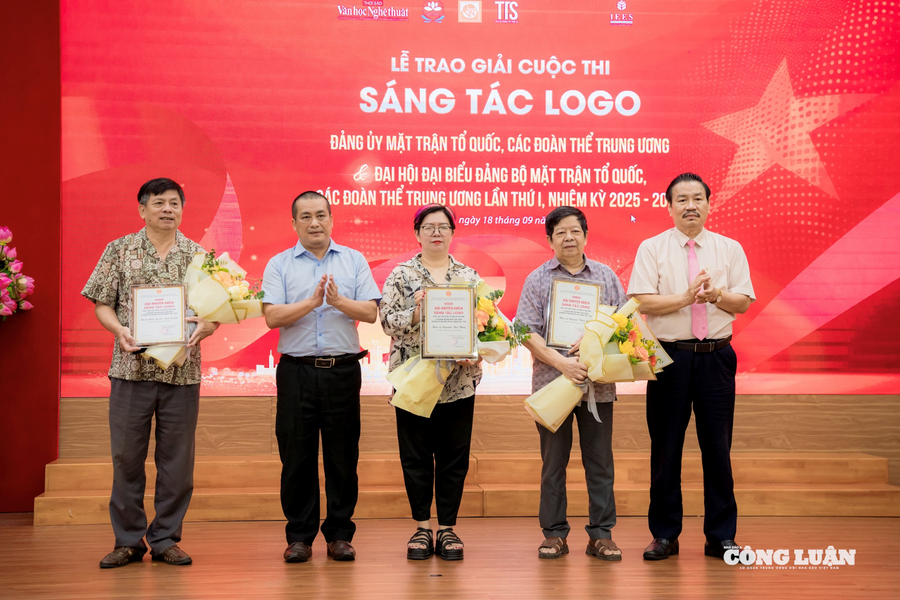 Trao giải cuộc thi thiết kế Logo Đảng ủy MTTQ và các đoàn thể Trung ương