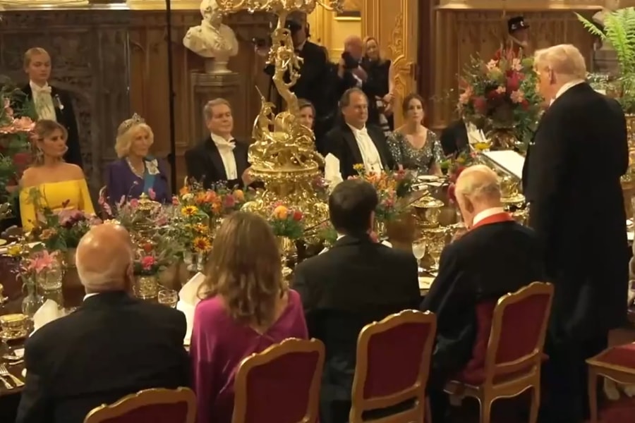 Ông Trump ca ngợi Vương quốc Anh trong lễ đón tiếp và bữa tiệc phong cách hoàng gia