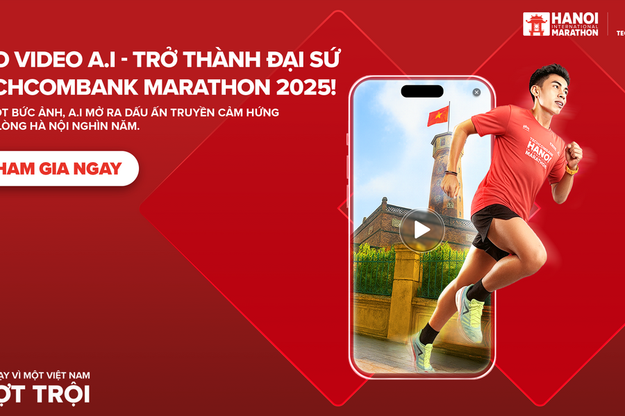 Tạo video A.I - Xu hướng thú vị được giới runner tham gia đông đảo trước thềm Giải Marathon quốc tế Hà Nội Techcombank mùa thứ 4