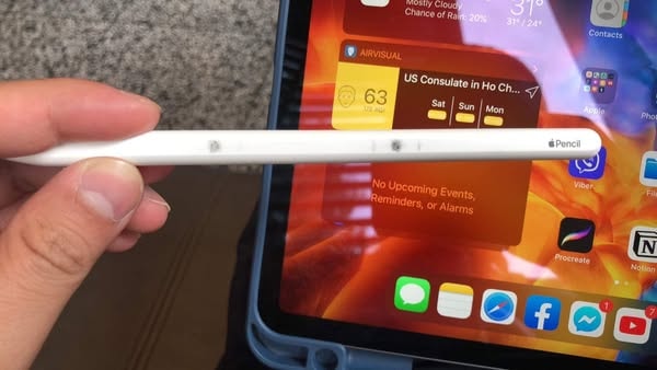 Điểm tiếp xúc iPad Pro (M4) và Apple Pencil Pro có màu lạ: Bộ Công Thương cảnh báo!