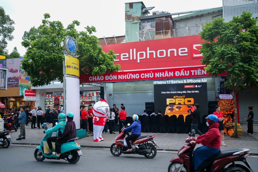 CellphoneS mở bán iPhone 17 và iPhone Air cho khách đặt trước, cùng ngày thị trường Mỹ