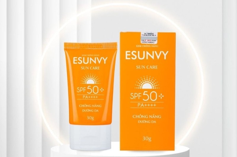 Tạm ngừng lưu hành kem chống nắng Esunvy Sun Care SPF 50+ trên toàn quốc