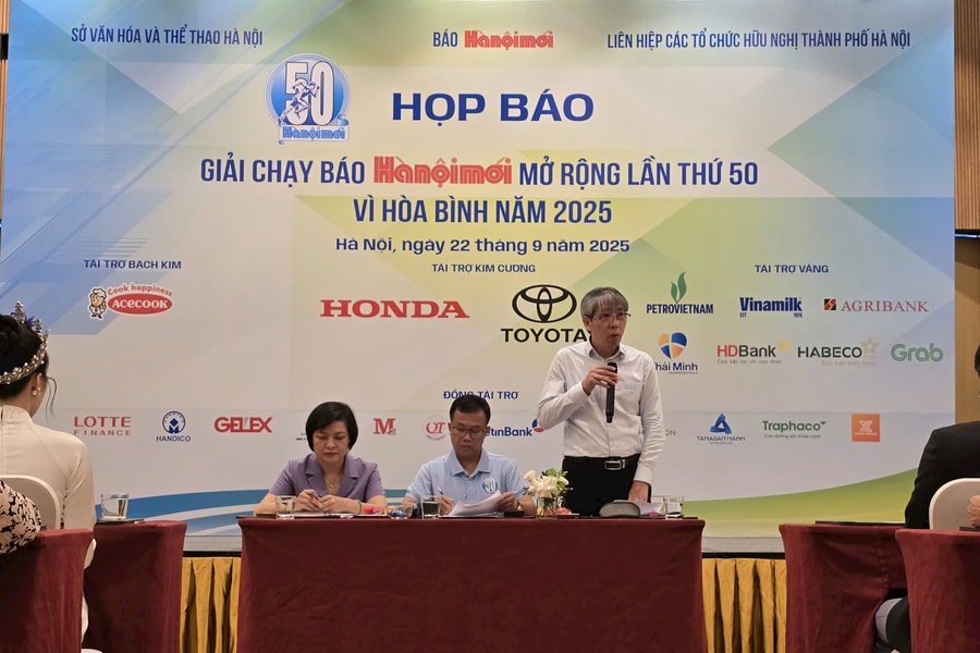 Giải chạy báo Hànộimới mở rộng lần thứ 50 vì hòa bình: Điểm nhấn đặc biệt kỷ niệm 71 năm giải phóng Thủ đô