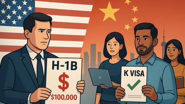 Trung Quốc tung visa K để hút nhân tài Ấn Độ giữa lúc Mỹ siết H-1B