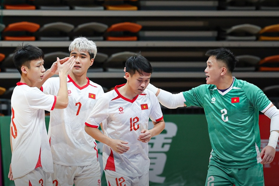 Tuyển futsal Việt Nam thắng đậm Trung Quốc tại vòng loại Cúp châu Á 2026
