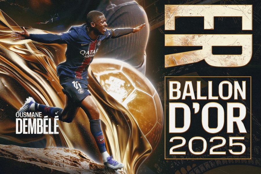 Điểm tin thể thao 23/9: Những khoảnh khắc thiên tài giúp Dembele giành Quả bóng Vàng, Ninh Bình FC bất bại 28 trận liên tiếp