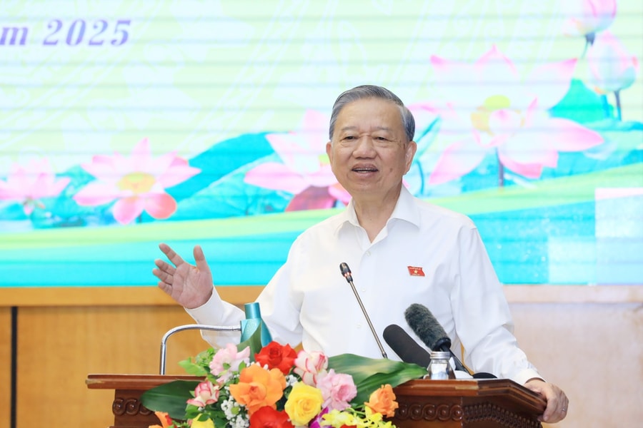 Tổng Bí thư Tô Lâm biểu dương Hà Nội về phát triển kinh tế - xã hội và xử lý ô nhiễm sông Tô Lịch