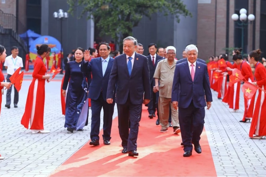 Tổng Bí thư Tô Lâm dự Đại hội Đảng bộ Mặt trận Tổ quốc, các đoàn thể Trung ương lần thứ I, nhiệm kỳ 2025-2030