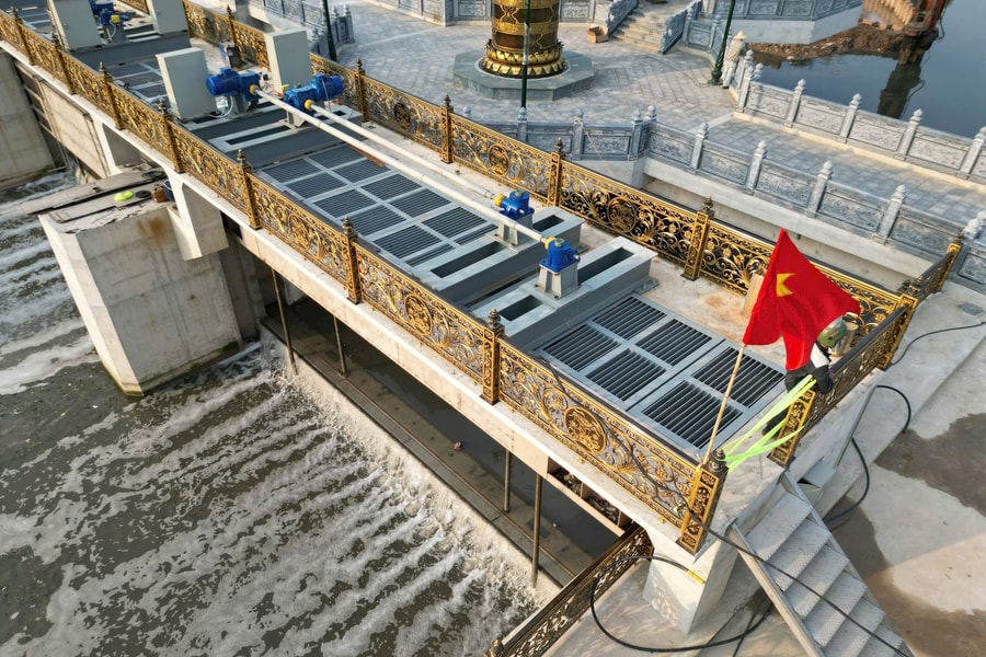 Nguồn nước được xử lý từ Nhà máy Yên Xá đang dần ‘hồi sinh’ sông Tô Lịch