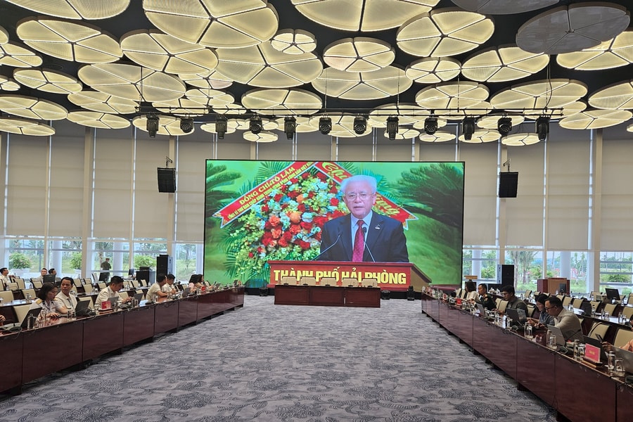 Trung tâm báo chí phục vụ Đại hội Đảng bộ TP Hải Phòng lần thứ I: Hiện đại, chuyên nghiệp, sẵn sàng kết nối thông tin