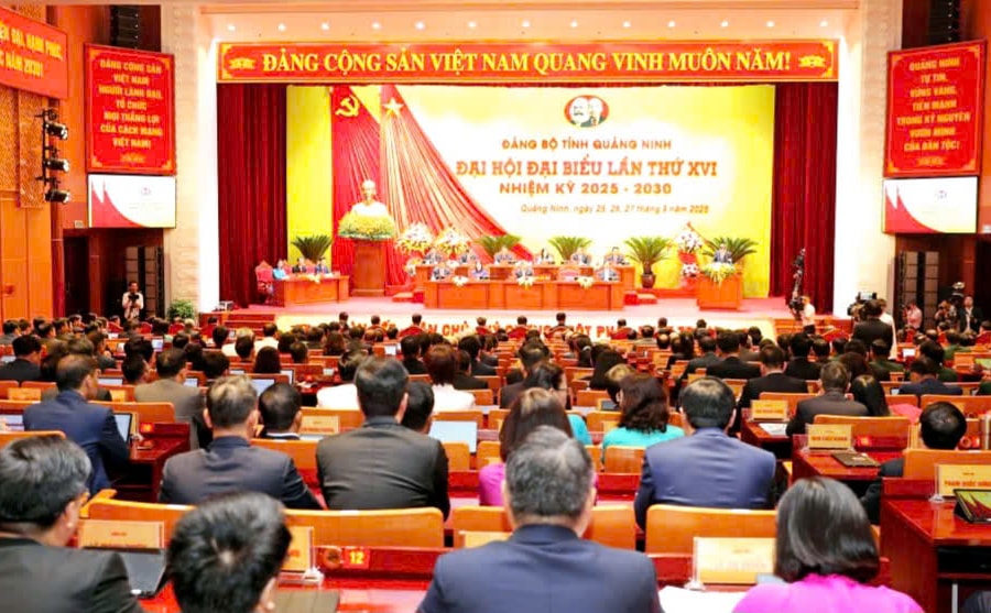 Khai mạc Đại hội Đại biểu Đảng bộ tỉnh Quảng Ninh lần thứ XVI, nhiệm kỳ 2025 - 2030