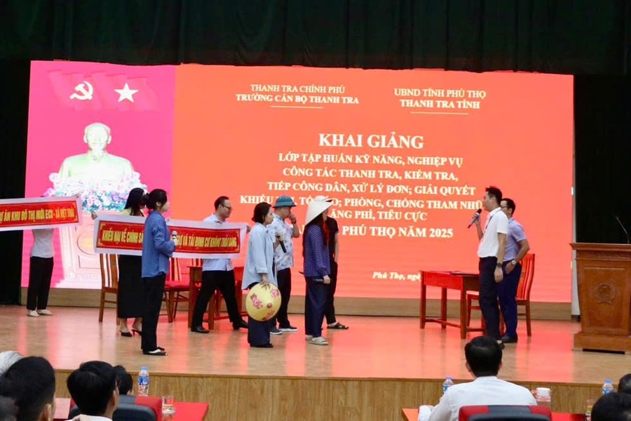 Tập huấn nghiệp vụ lĩnh vực thanh tra: Tình huống giả, hiệu quả thật