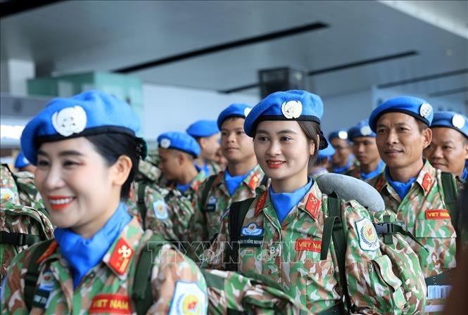 Đội Công binh số 4 lên đường thực hiện nhiệm vụ gìn giữ hòa bình tại Abyei