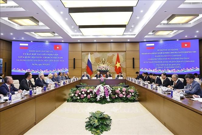 Phiên họp lần thứ tư Ủy ban Liên nghị viện về hợp tác giữa Quốc hội Việt Nam và Duma Quốc gia Nga