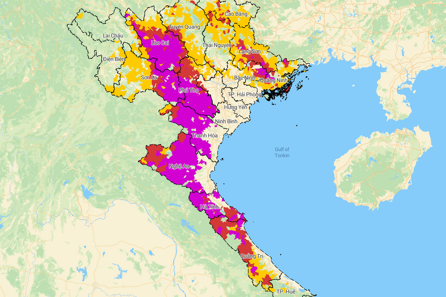 Cảnh báo lũ: 11 tỉnh, thành phố có nguy cơ lũ quét, sạt lở cao