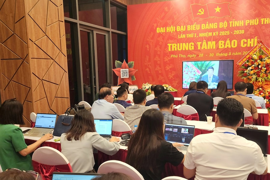Gần 4.500 tin bài về Đại hội Đảng bộ tỉnh Phú Thọ lần thứ I, nhiệm kỳ 2025 - 2030 được đăng tải