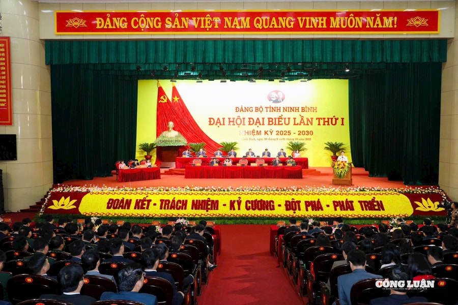 Khai mạc phiên trù bị Đại hội đại biểu Đảng bộ tỉnh Ninh Bình lần thứ I, nhiệm kỳ 2025 - 2030