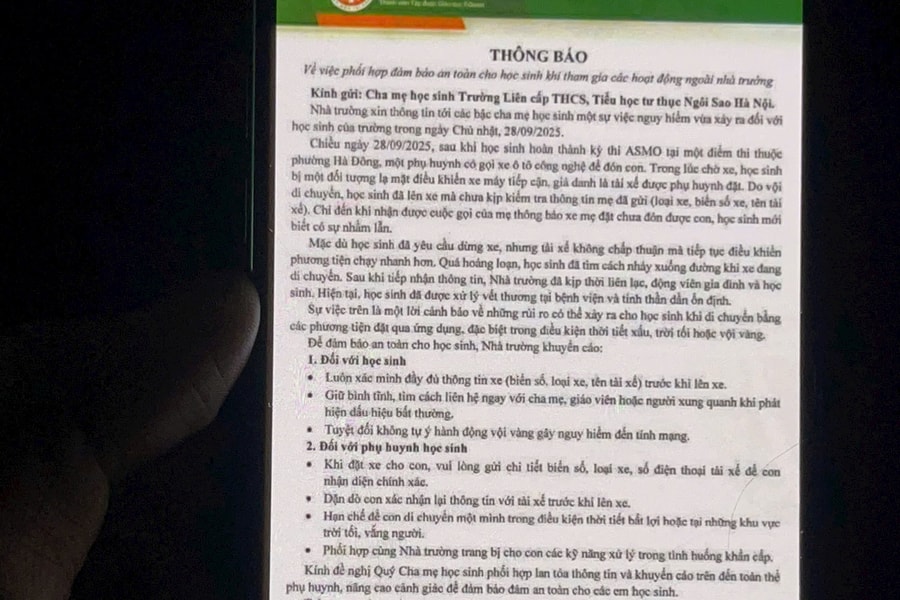 Nghi bị bắt cóc qua xe ôm công nghệ, học sinh liều mình nhảy xuống đường thoát thân