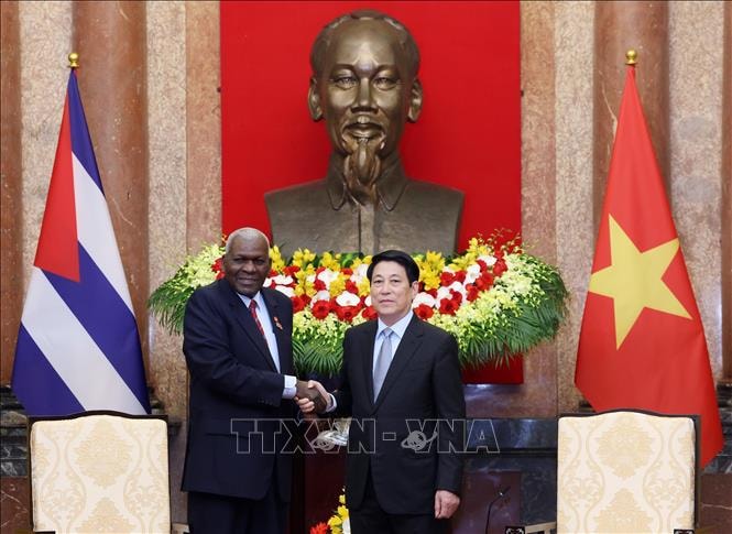 Chủ tịch nước Lương Cường hội kiến Chủ tịch Quốc hội Cuba Esteban Lazo: Thắt chặt quan hệ đặc biệt Việt Nam – Cuba