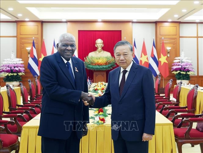 Tổng Bí thư Tô Lâm tiếp Chủ tịch Quốc hội Cuba, khẳng định quyết tâm củng cố quan hệ đặc biệt Việt Nam – Cuba