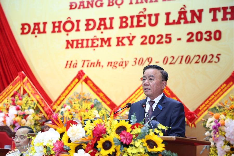 Thường trực Ban Bí thư: Tin tưởng Hà Tĩnh sẽ tiếp tục bứt phá, phát triển nhanh và bền vững