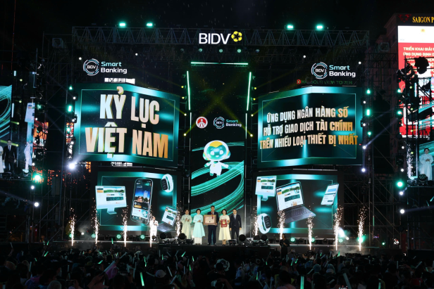 BIDV SmartBanking X lập kỷ lục Việt Nam