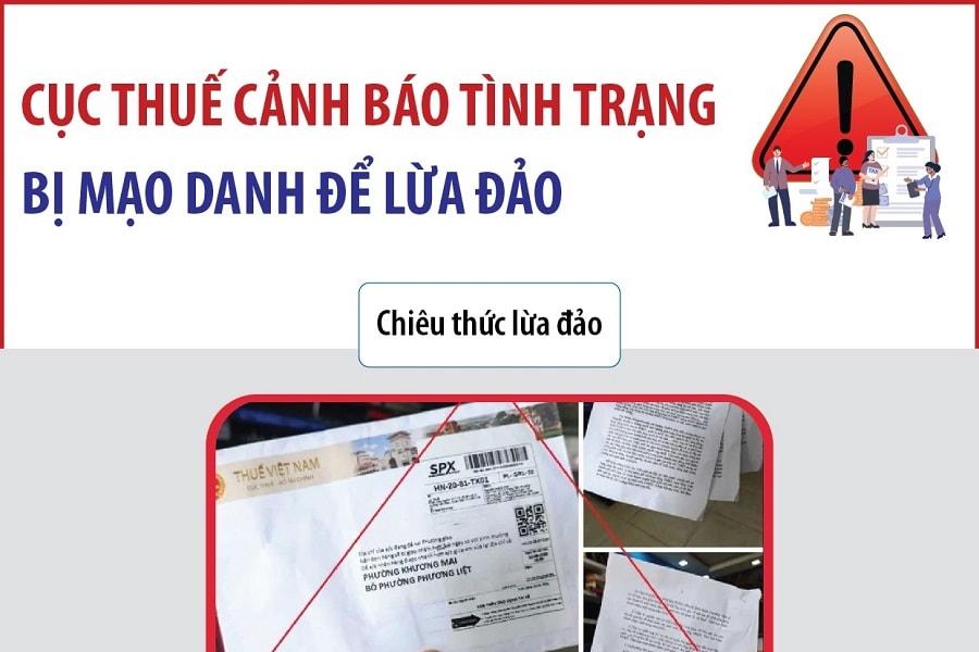 Cục Thuế cảnh báo chiêu trò mạo danh để lừa đảo