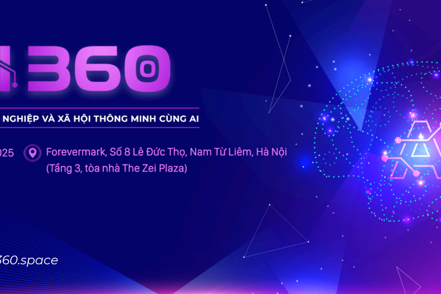 Diễn đàn Trí tuệ Nhân tạo Việt Nam 2025 - AI360 sẽ diễn ra vào 9/10 tại Hà Nội
