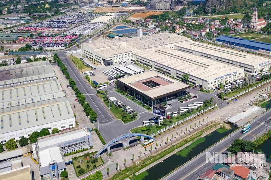 Ninh Bình: 9 tháng năm 2025, các doanh nghiệp KCN tạo ra giá trị doanh thu trên 360.000 tỷ đồng