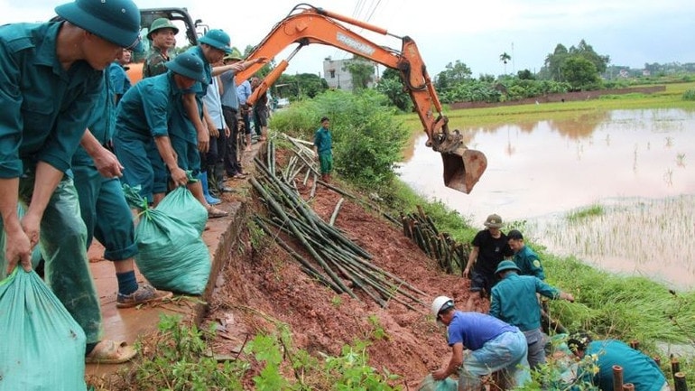 Thông tin vỡ đê sông Thương ở Bắc Ninh là không chính xác