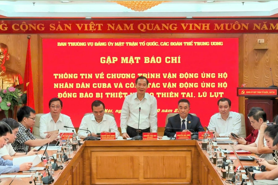 Lan tỏa sức mạnh đoàn kết: Cả nước cùng sẻ chia với Cuba và đồng bào vùng bão