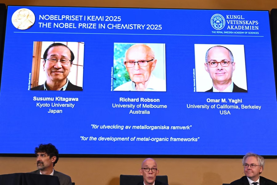 GS. Omar M. Yaghi – Chủ nhân Giải thưởng VinFuture nhận Giải Nobel Hóa học 2025