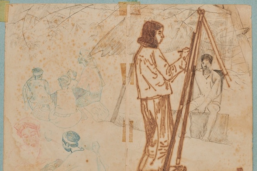 Triển lãm ‘Hình vang vọng ý’ - cuộc đối thoại giả tưởng xuyên thế hệ